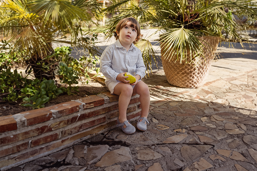 Pepitos barefoot serraje niños primeros pasos