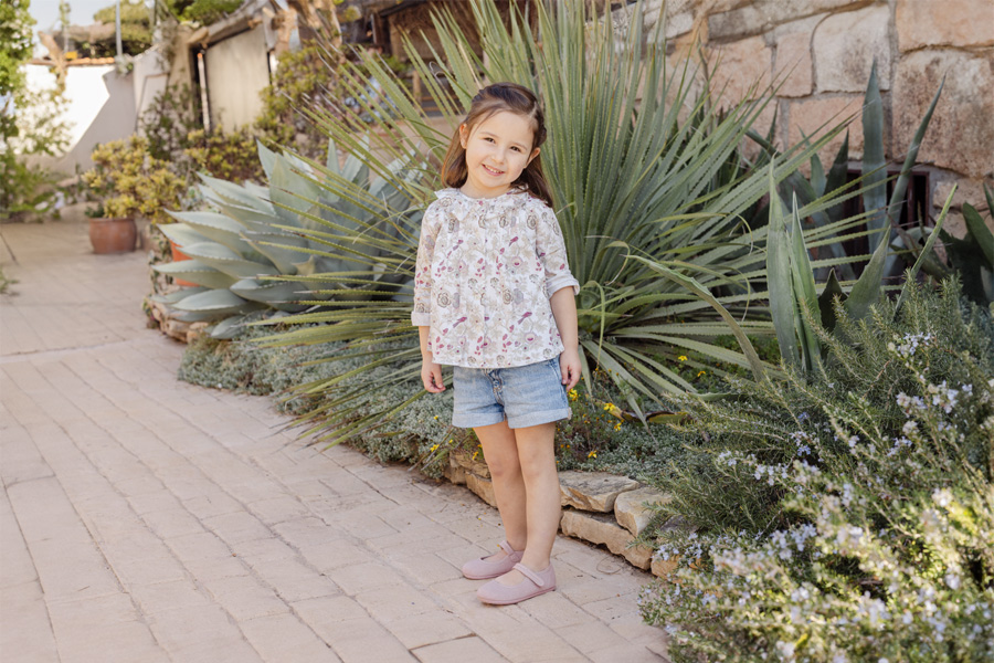 Merceditas barefoot lino cierre adherente