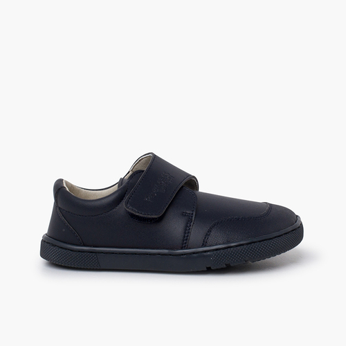 Zapatos colegiales barefoot puntera reforzada Azul Marino