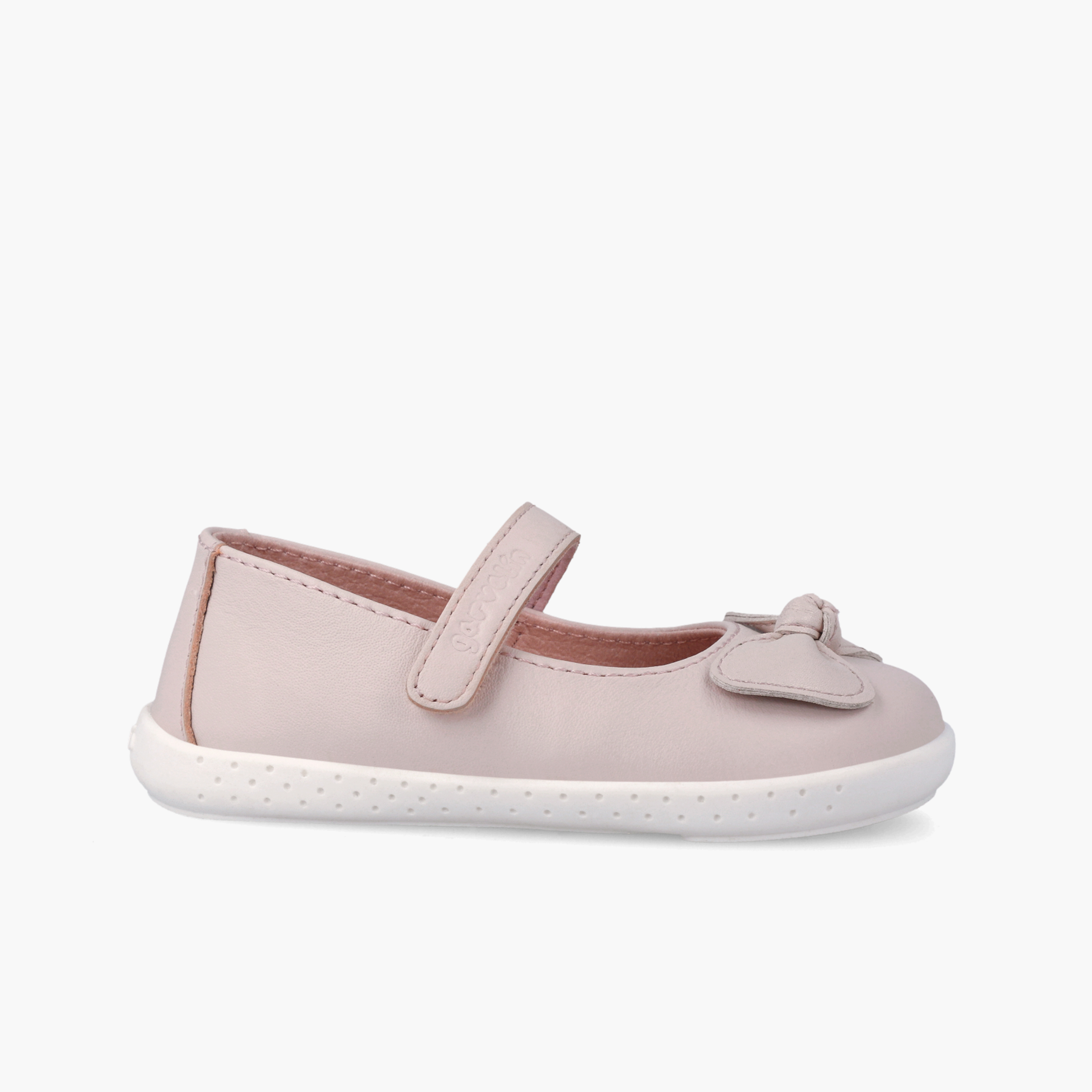 Merceditas barefoot lazo piel Rosa