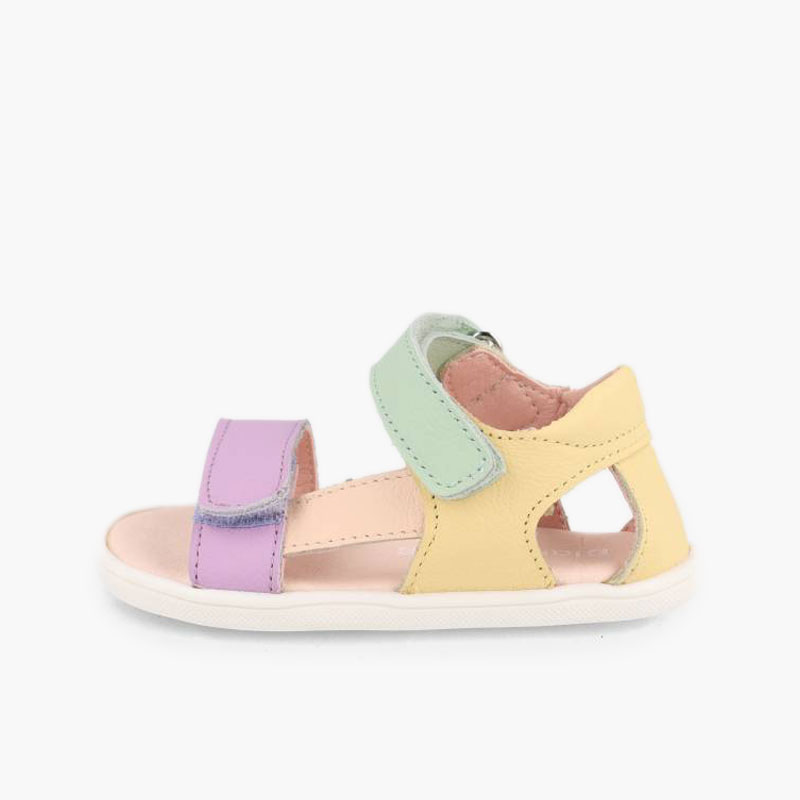 Sandalias barefoot primeros pasos tira lateral Multicolor