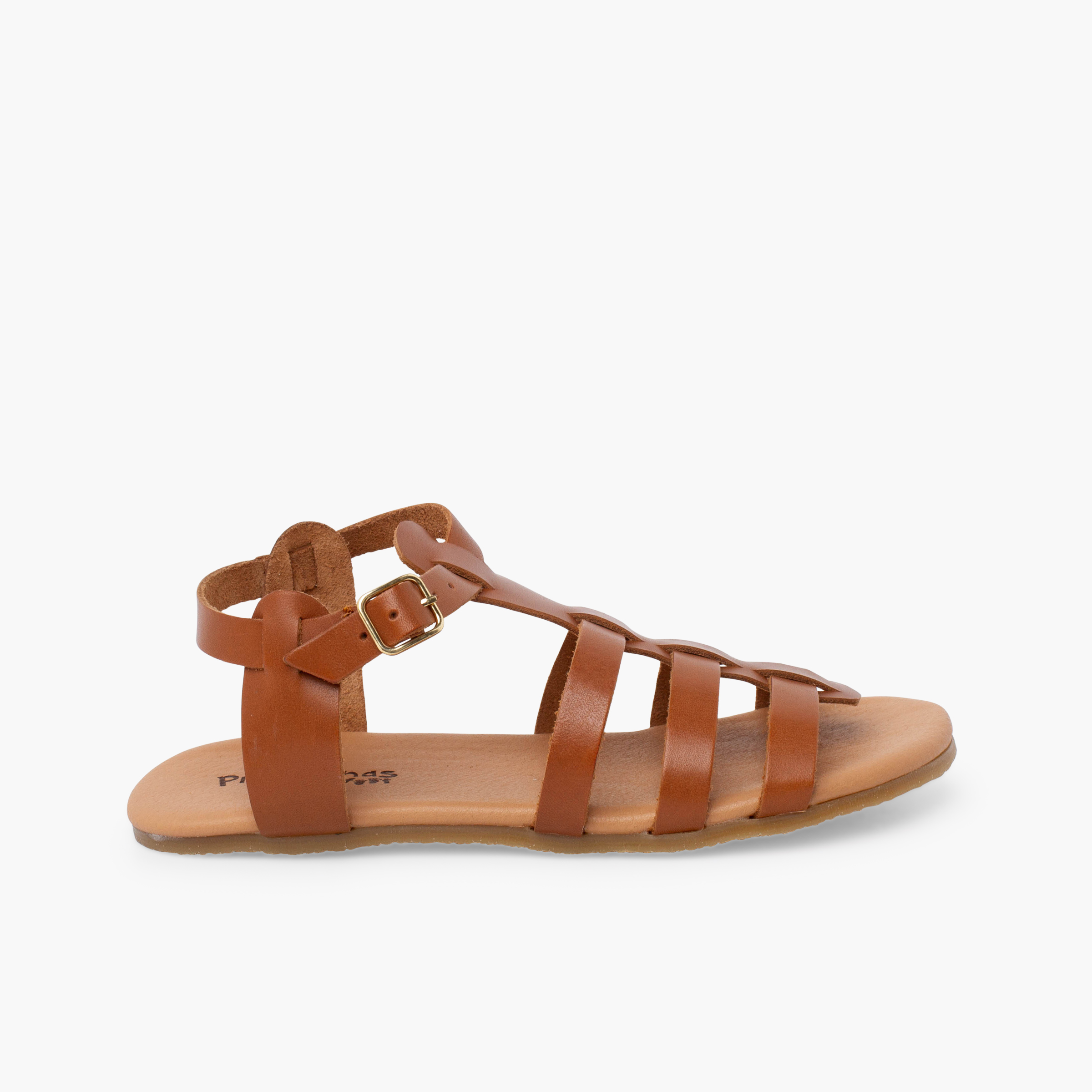 Sandalias barefoot gladiador tallas altas Cuero
