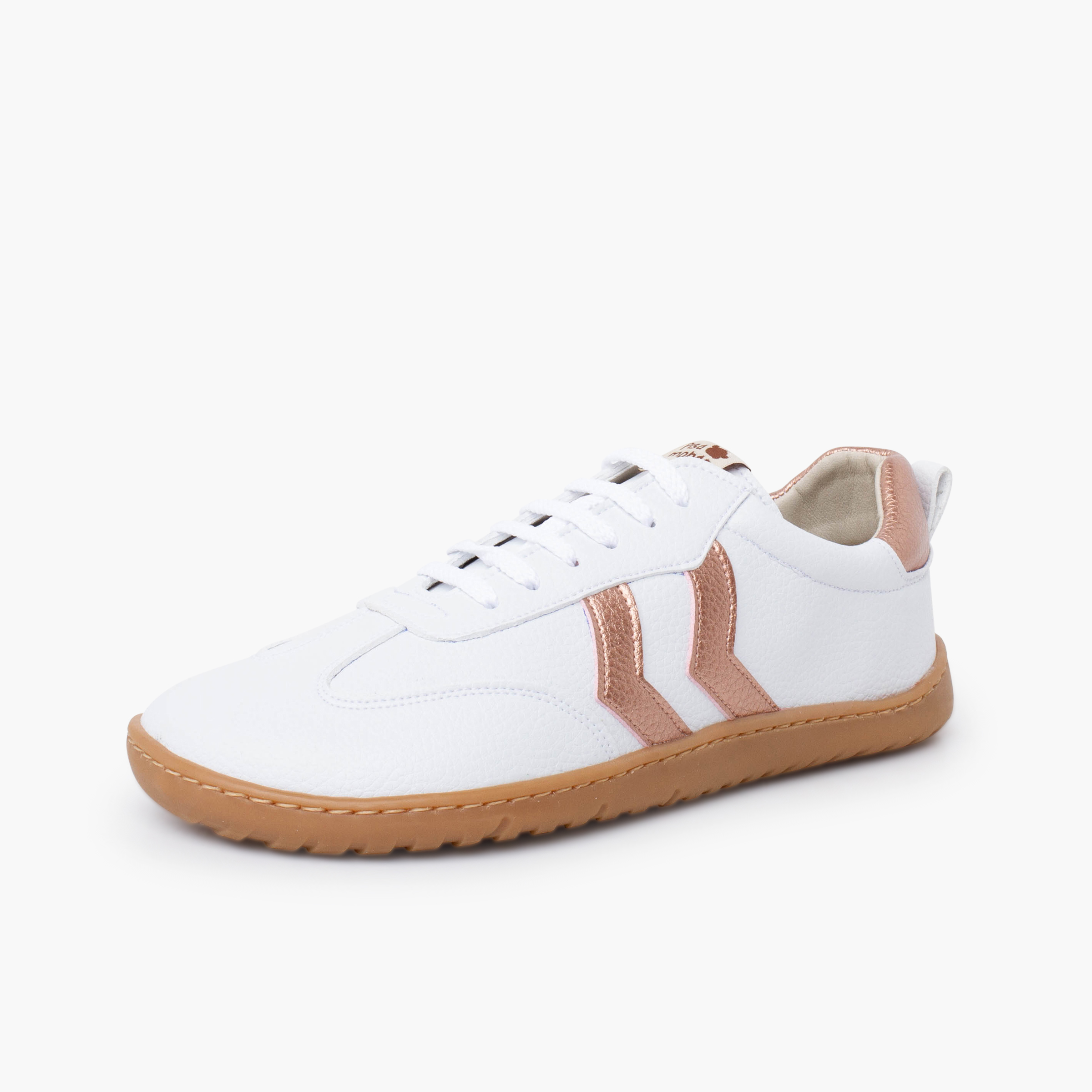 Deportivas barefoot cordones tallas altas Bronce