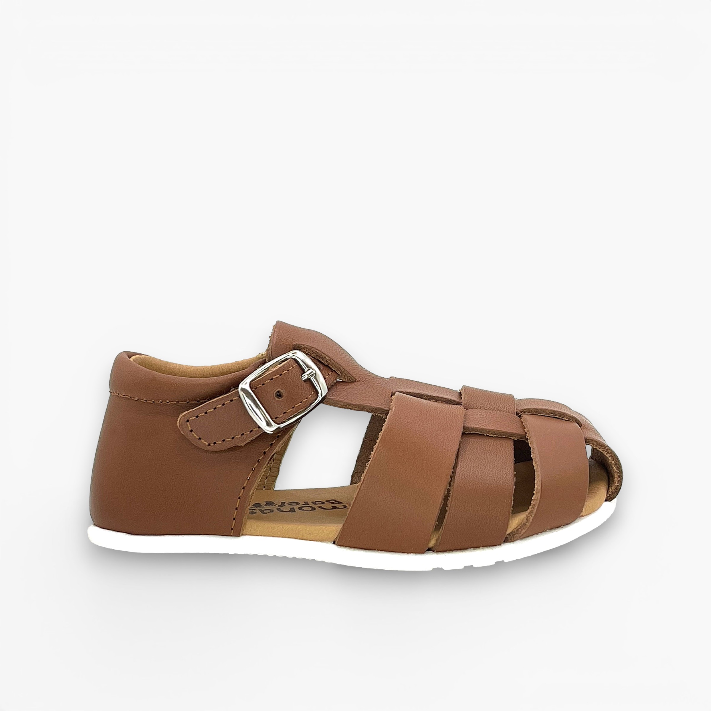 Sandalias cangrejeras barefoot piel niños Cuero