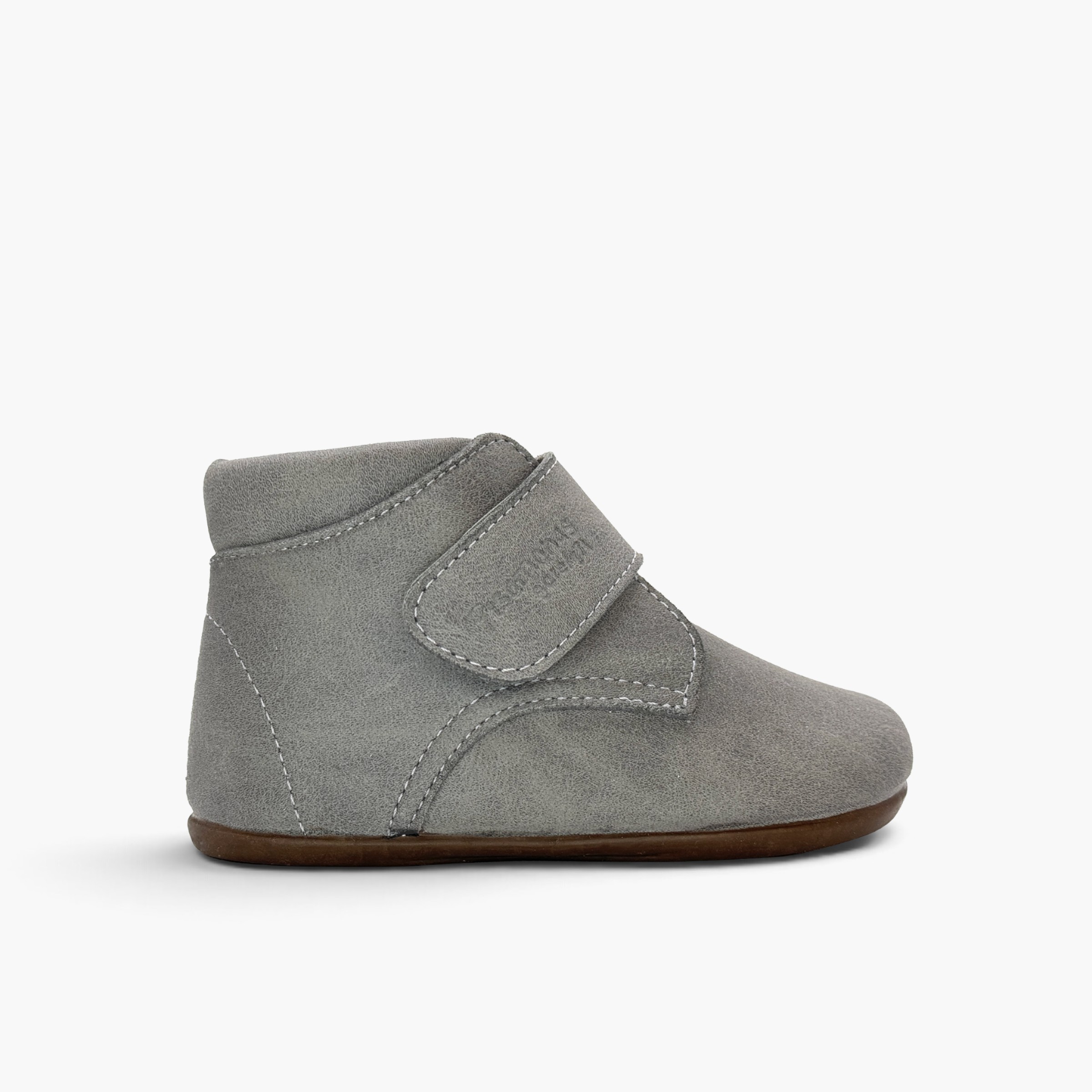 Desert boots barefoot enfant effet cuir Gris
