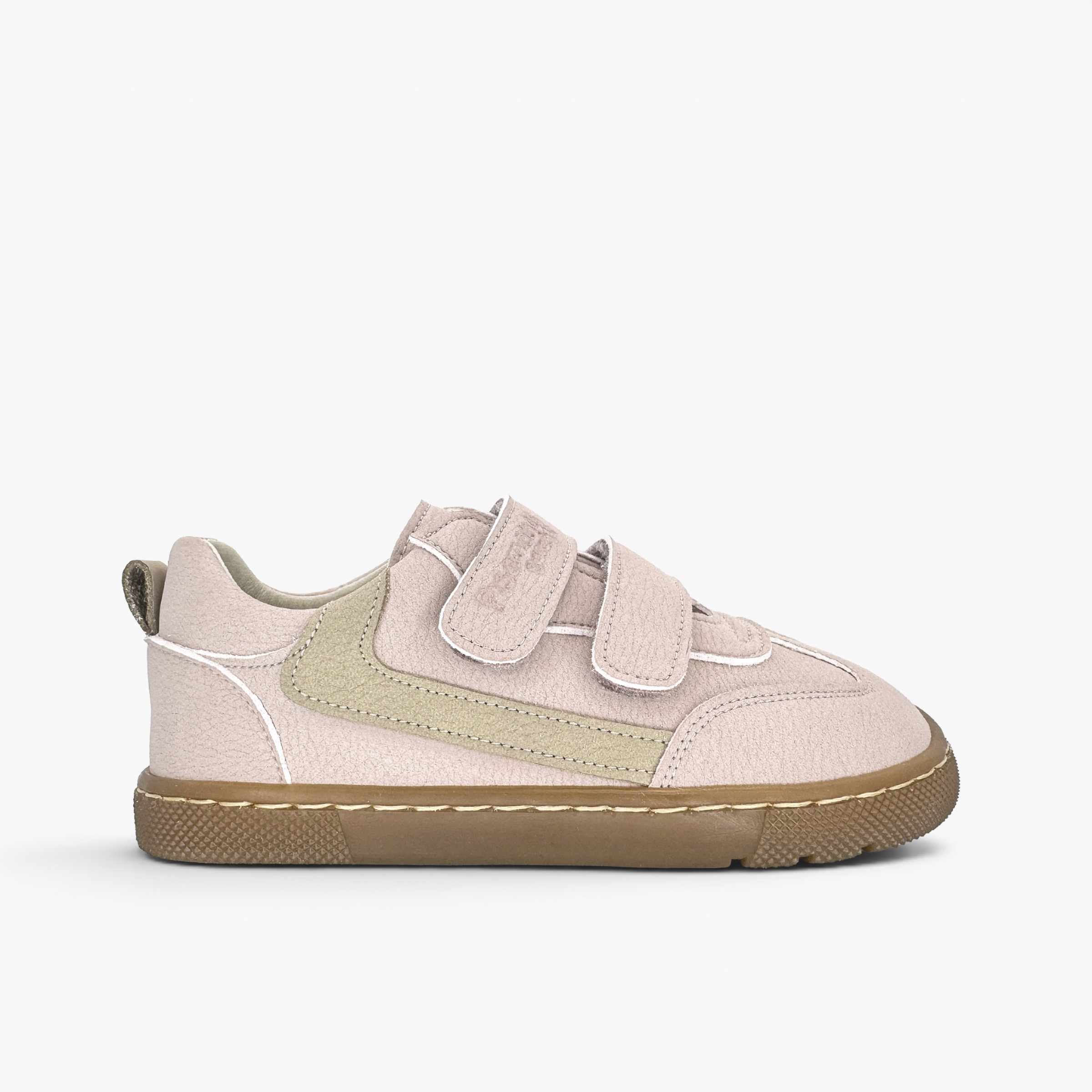 Baskets barefoot effet nubuck ornement latéral Rose