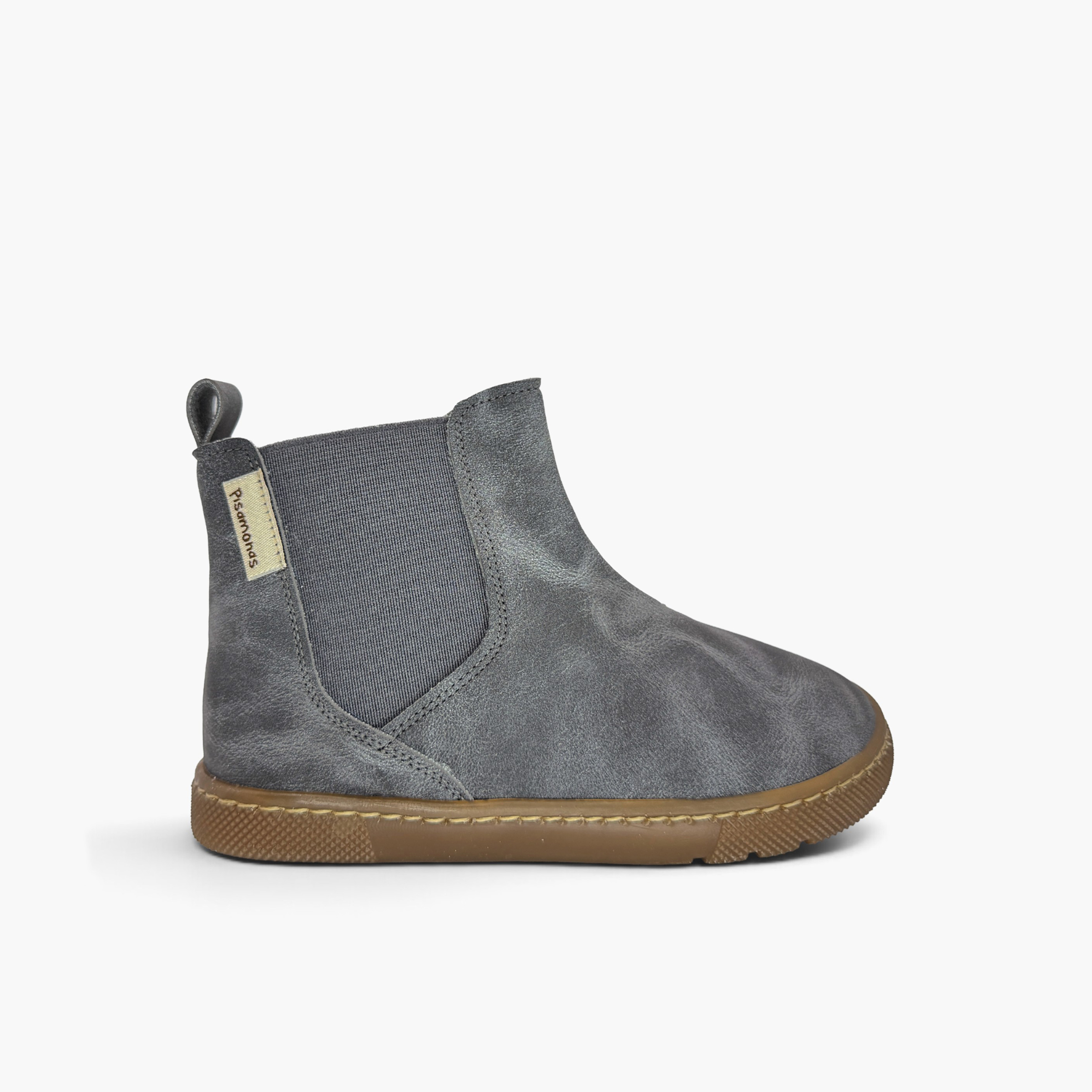 Bottines barefoot effet vieilli enfants Gris