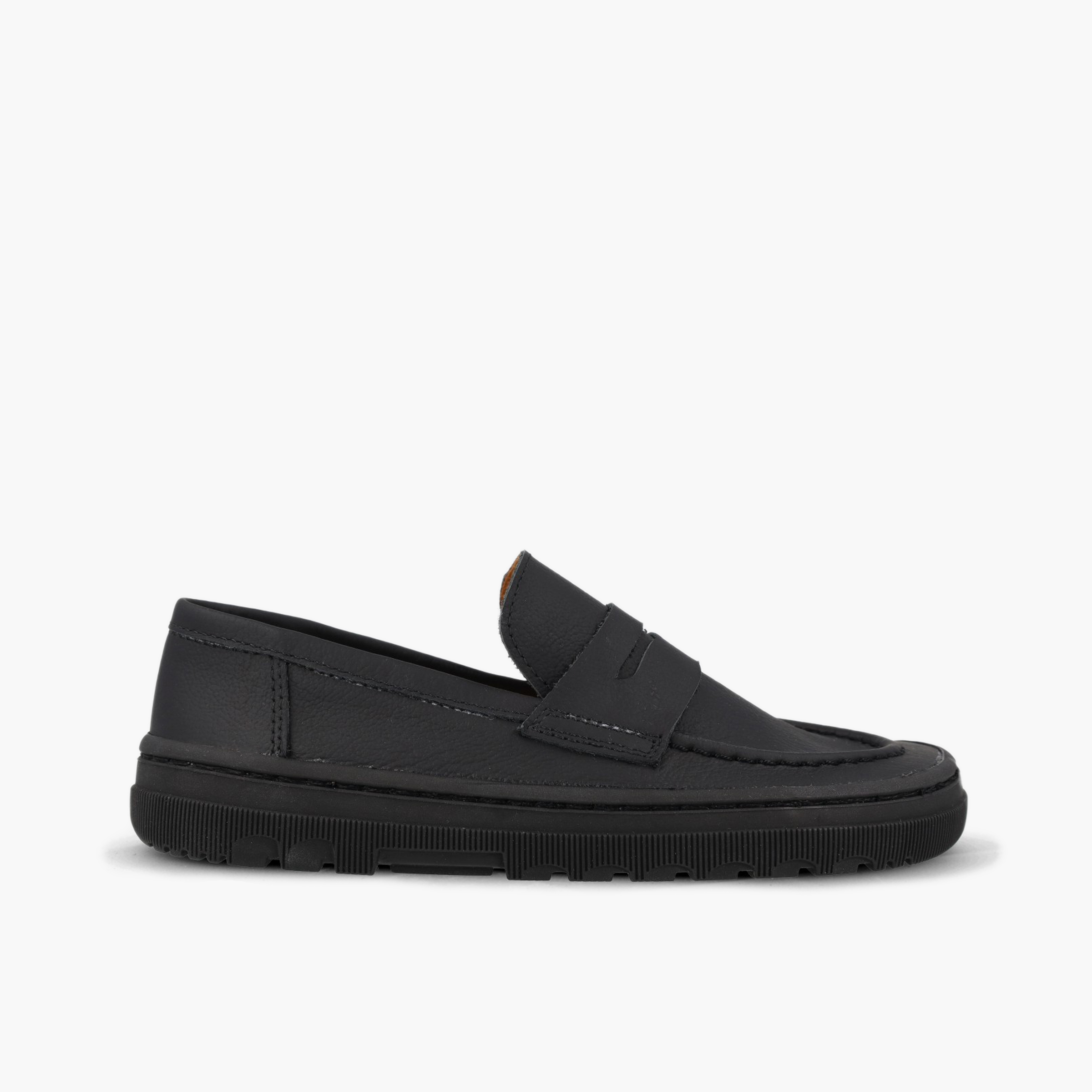 Mocassins Blanditos scolaires enfants Noir