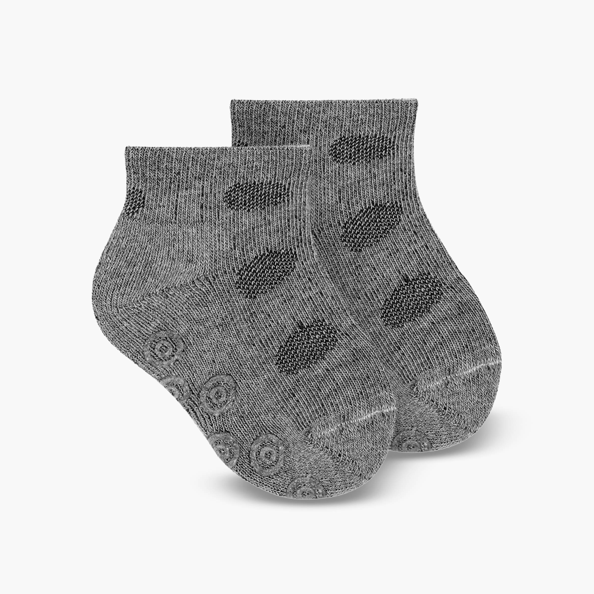Chaussettes antidérapantes cercles Gris