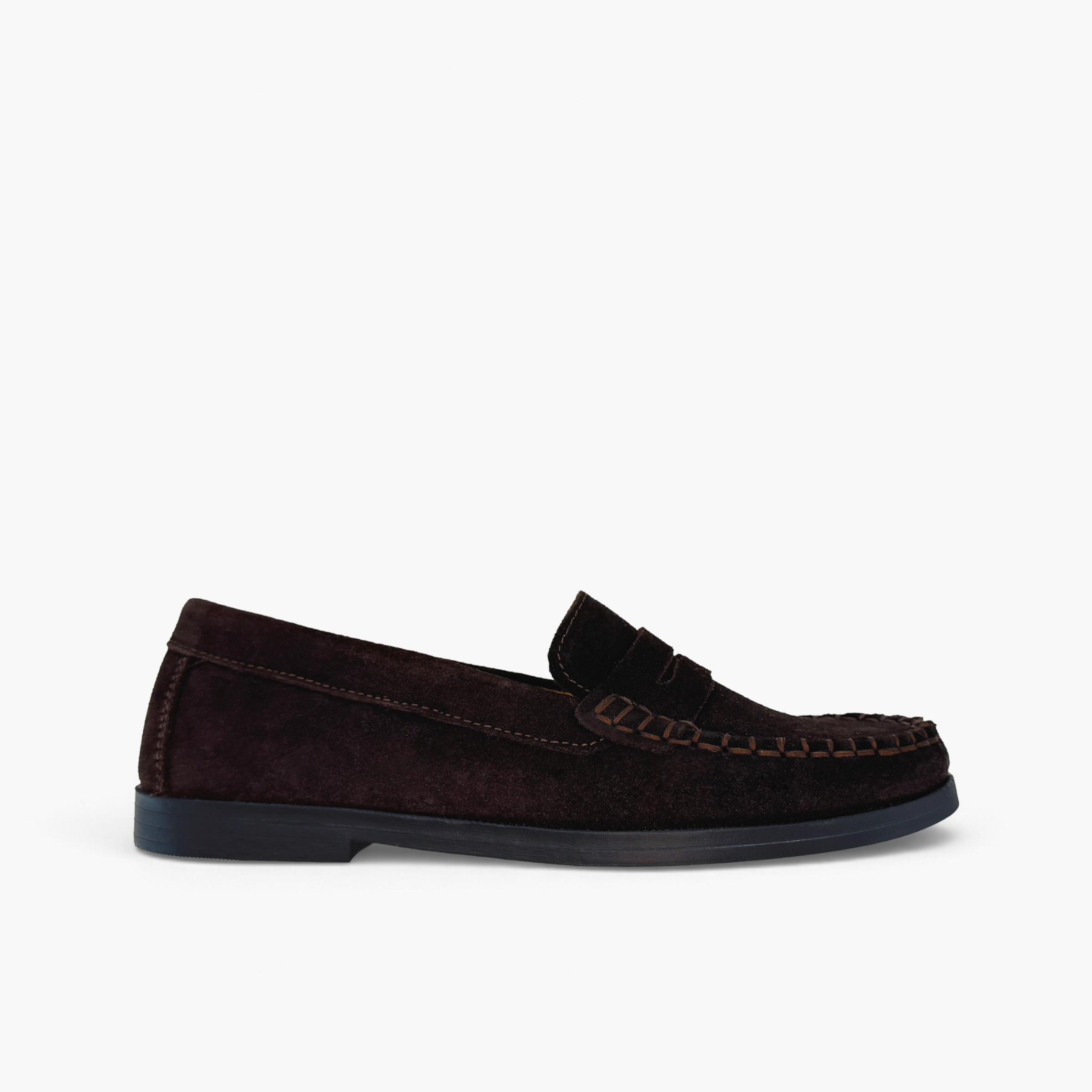 Mocassins enfant suède chaussures habillés Marron