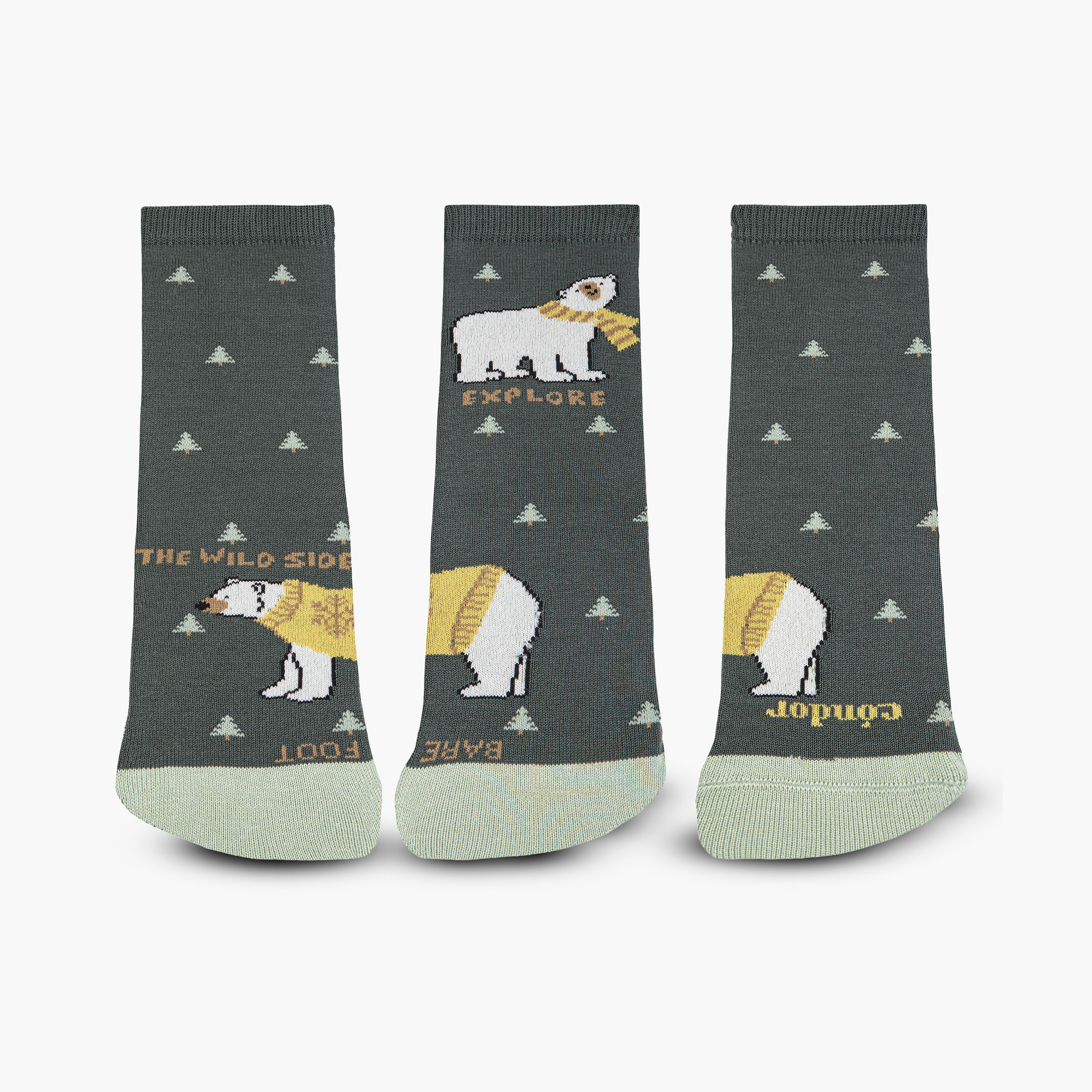 Chaussettes barefoot animaux Pin