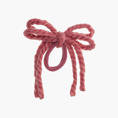 Coletero cordones de lana para niña Rosa Francia