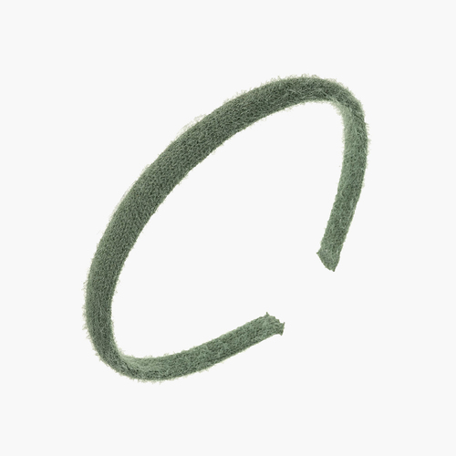 Diadema fina de lana niñas Verde