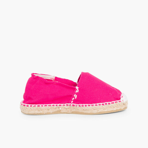 Alpargatas Niños con Cinta Fucsia
