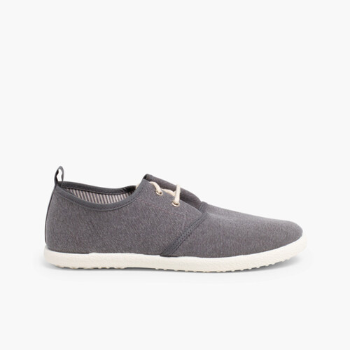 Blucher Cordón Suela de Goma Gris