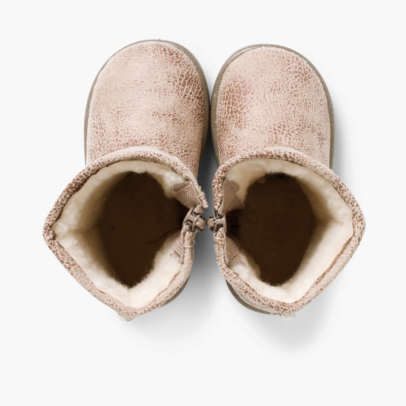 Botas niña tipo australianas con forro de pelito