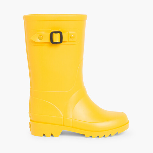 Botas de Agua para Niños Hebilla Amarillo