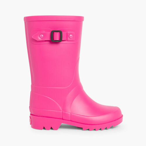 Botas de Agua para Niños Hebilla Rosa