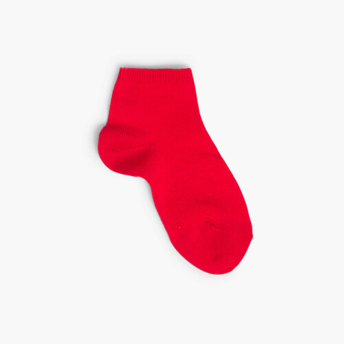 Calcetines Tobilleros Lisos Condor Verano Rojo
