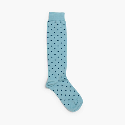 Calcetines de lunares Celeste