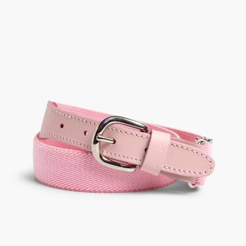 Cinturón Elástico Liso Niños Rosa