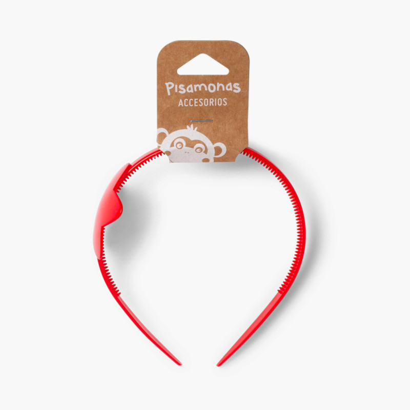 Diadema de Estrella Niña Rojo