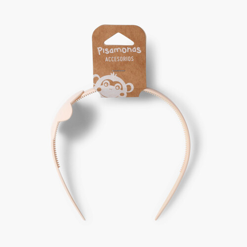 Diadema de Estrella Niña Beige
