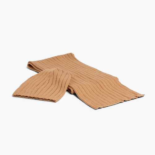Gorro + Bufanda canale CONDOR Camel