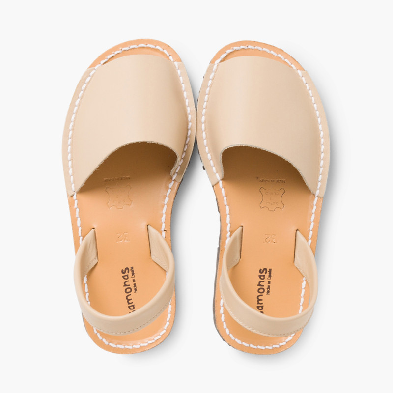 Menorquinas Niños Avarcas napa Arena