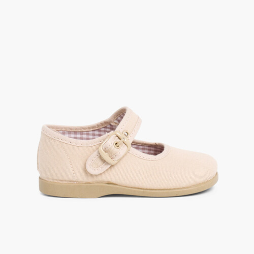 Merceditas de Lona para Niñas Arena