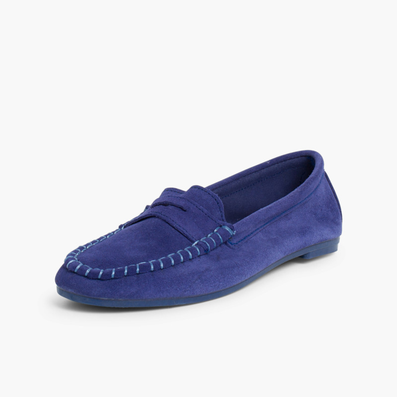 Mocasines niño de serraje con antifaz Norteñas