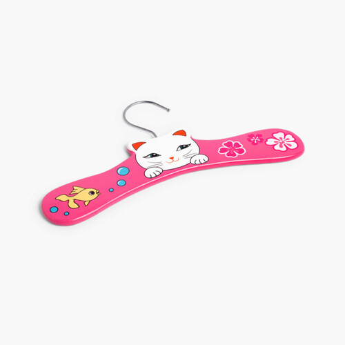 Pack de Perchas de Madera para Bebés Gato
