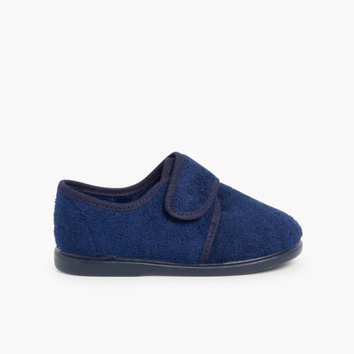 Zapatillas Casa tira adherente    Azul Marino