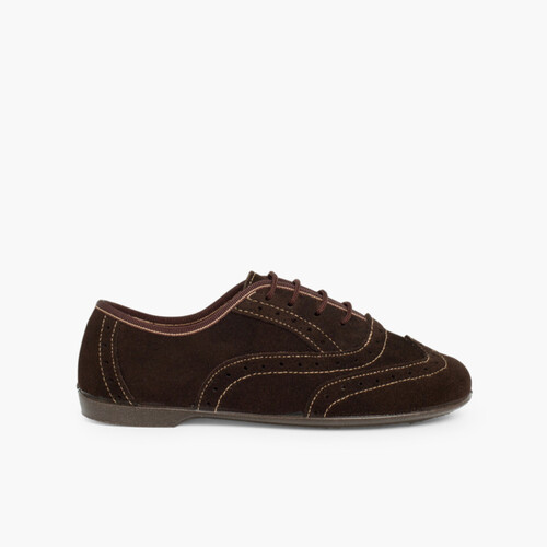 Zapatos Blucher Niña Marrón
