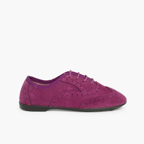 Zapatos Blucher Niña Morado
