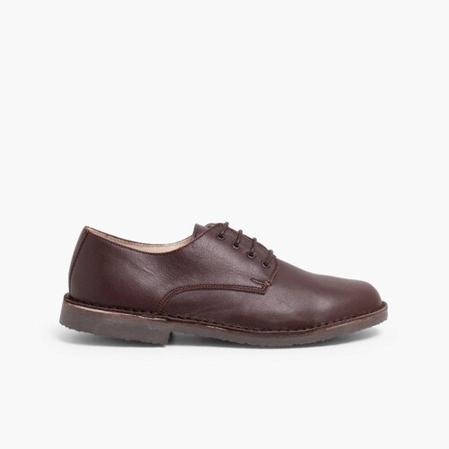 Zapatos Oxford Niño Piel Marrón
