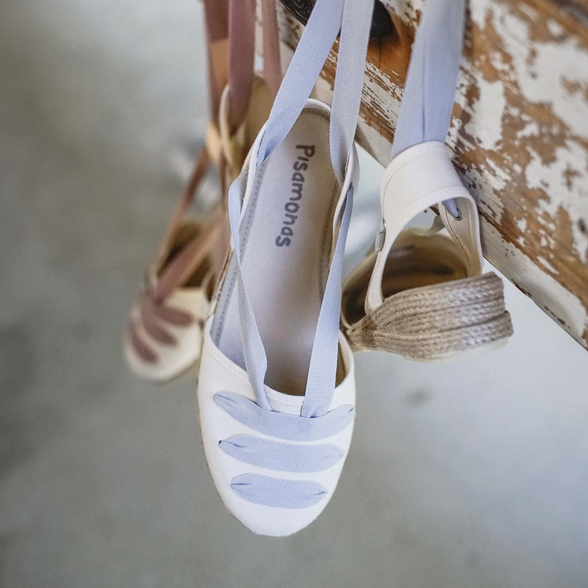 Real Estate Alpargatas CuÃ±a Cintas Mujer Alpargatas Sandalia