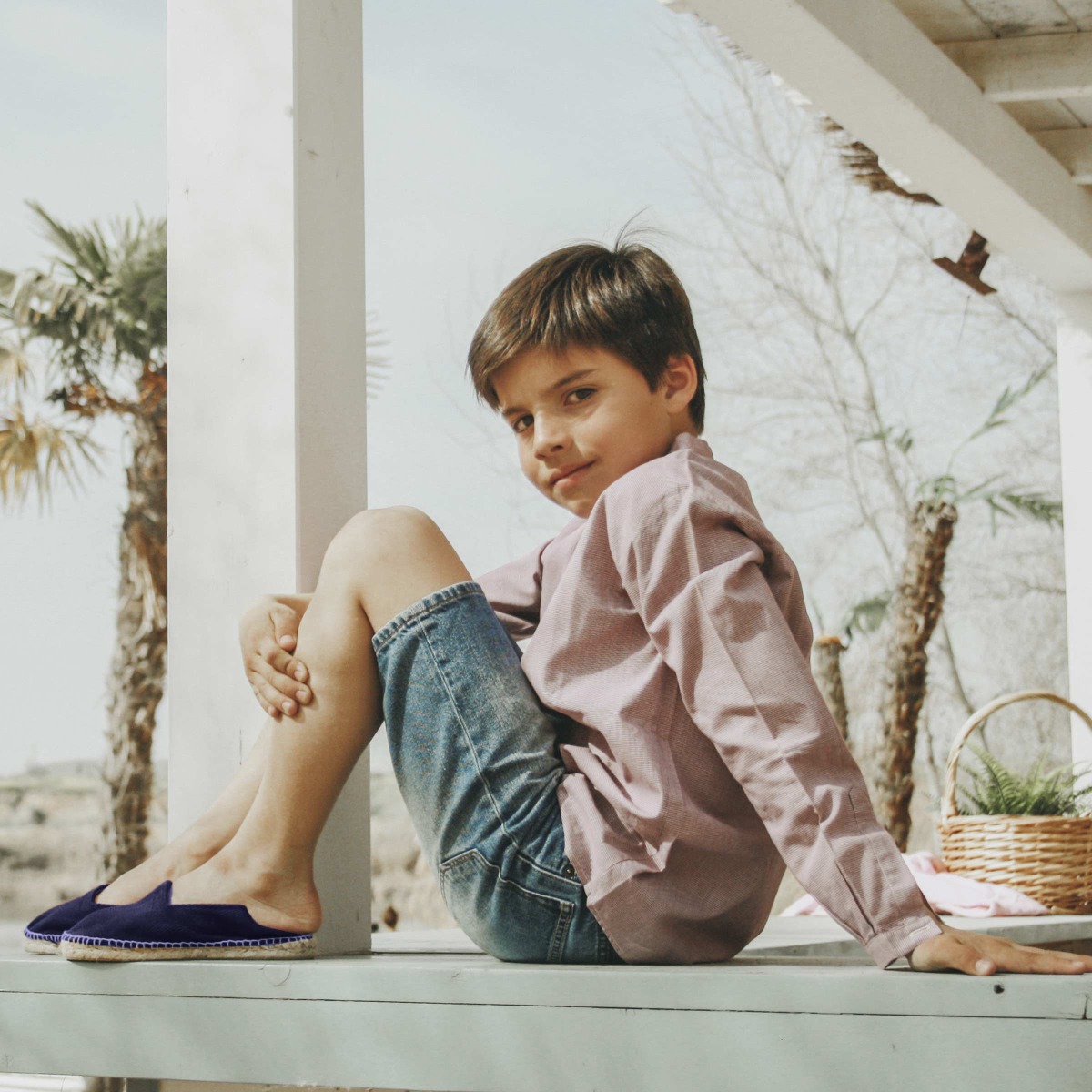 Alpargatas niños de espiga en tallas altas