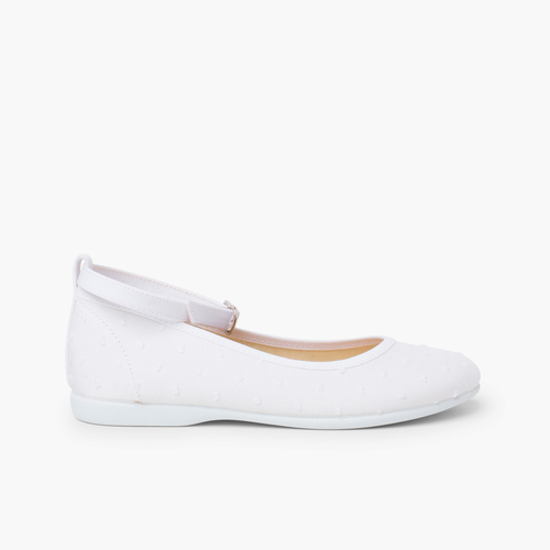 Bailarina niña pulsera plumeti  Blanco