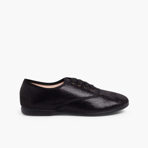 Blucher Niña y Mujer tipo serpiente Negro
