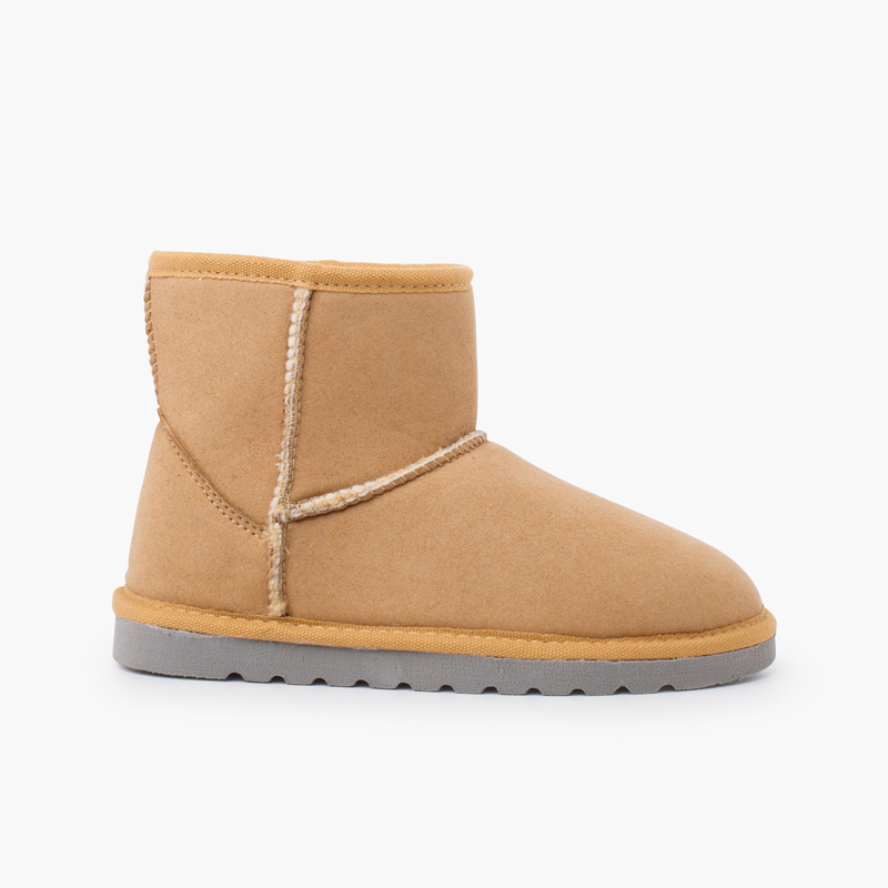 Botas niña bajas tipo australianas con forro de pelito
