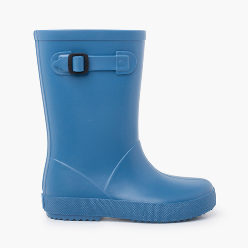 Botas agua hebilla colores pastel Azul