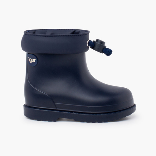 Botas agua niños pequeños colores pastel Azul Marino