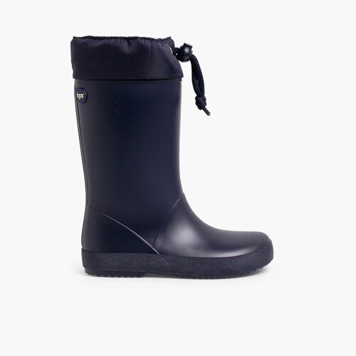 Botas agua ajustables de caña alta Azul Marino