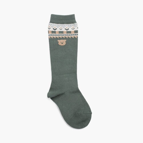 Calcetines altos oso Verde Liquen