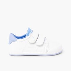 Blanco y azul