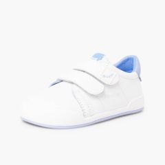 Blanco y azul