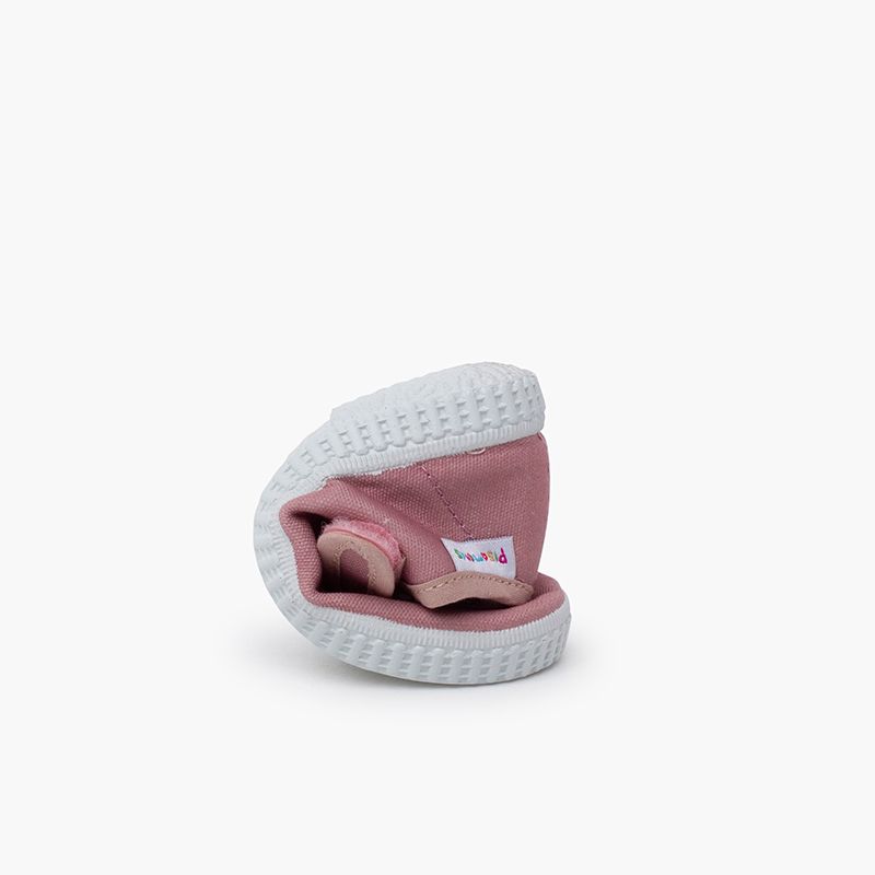Chaussures Babies Fille à scratch style basket