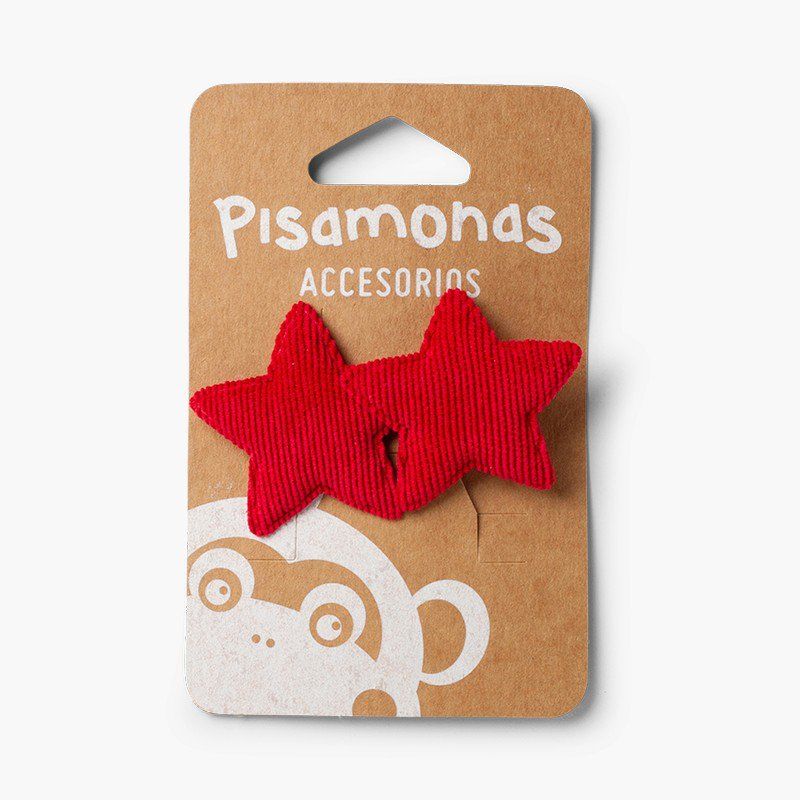 Clip de pelo estrella doble micropana