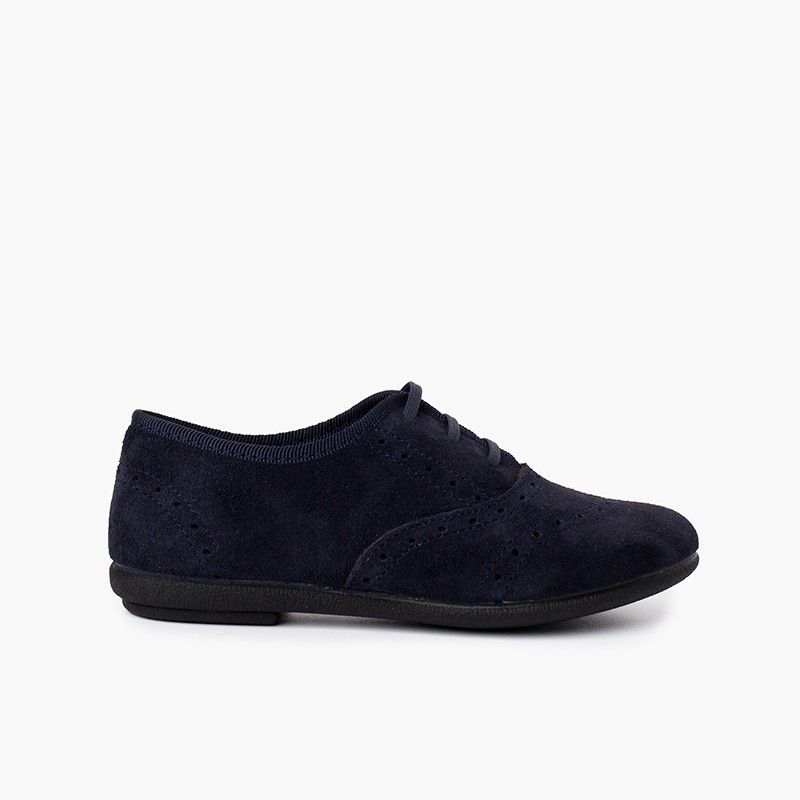 Zapatos Blucher Niña y Mujer Serraje